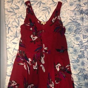 Red Floral Dress
